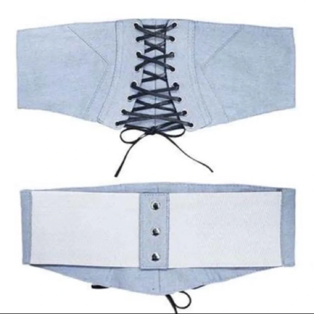 Denim Snap Stretch Belt